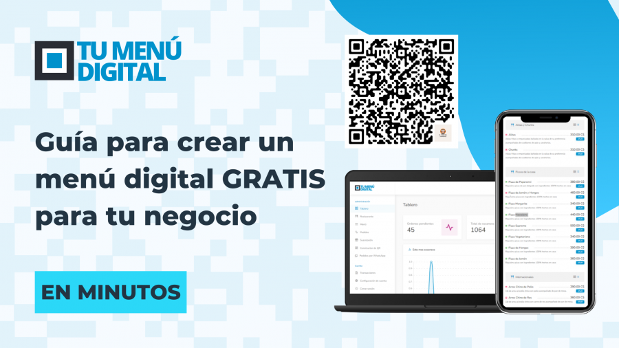 Guía para hacer un menú digital GRATIS para tu negocio