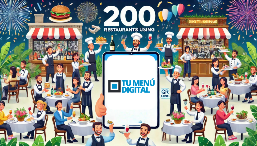 Celebrando un Logro: 200 Restaurantes Usan Tu Menu Digital